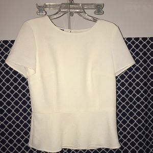 cream talbots blouse